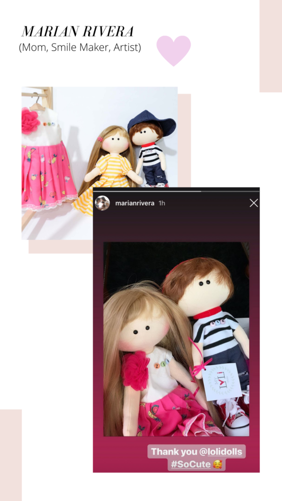 Marian Rivera handmade dolls by With Love Ret